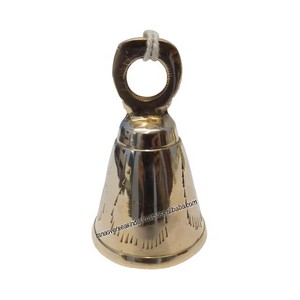 Campana decorativa de latón macizo de nuevo diseño de alta calidad con bucle colgante, para uso religioso Ideal, decoración del hogar o al aire libre a la mejor tarifa - Product Image 3