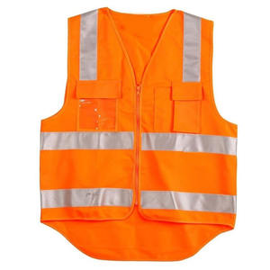 Chaleco de Seguridad de Alta Visibilidad con Bolsillo para Teléfono y Identificación, Chaqueta de Seguridad para Construcción para Hombre - Product Image 3
