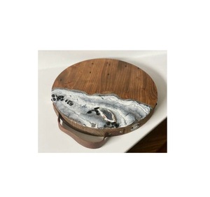 Tabla de cortar de madera y resina hecha a mano para el hogar, restaurante, tabla de cortar rápida - Product Image 6