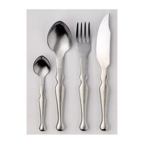 Elegante Juego de Cubiertos de Metal de Diseño Moderno, Juego de Cubiertos de Metal para una Cena con Estilo, Cubiertos Modernos - Product Image 1