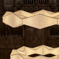 Lustre rond moderne de luxe ANNO, luminaire suspendu LED pour villa, palais, hôtel, projet personnalisé