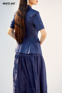 Haute esthétique jupes évasées prêtes à expédier nouveauté Corwin bohème jupe bonne qualité 100% coton longues jupes pour femmes - Product Image 3