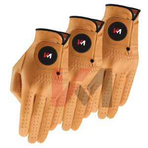 Vente en gros Gants de golf en cuir de haute qualité Gants de golf en cuir véritable pour enfants, blancs et souples, Gants de golf pour hommes - Product Image 6