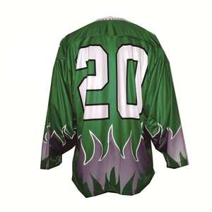 เสื้อฮอกกี้แบบใหม่ราคาถูก พิมพ์ลายแบบซับลิเมชั่น เสื้อซ้อมฮอกกี้น้ำแข็งแบบสั่งทำ เสื้อฮอกกี้น้ำแข็งสำหรับทีมสโมสร ชุดแข่งฮอกกี้น้ำแข็ง - Product Image 3