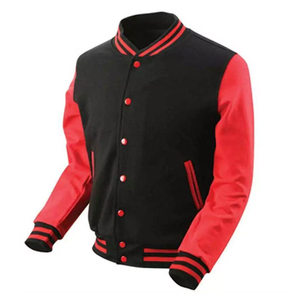 Chaqueta Unisex Estilo Universitario Multicolor con Mangas en Contraste, Ribete Acanalado a Rayas, Botones a Presión, Ropa Urbana de Moda - Product Image 6