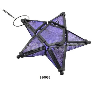 Decorative <b>Silver</b> Metal American Style Handmade Christmas Candle <b>Lantern</b> for Home Decoration - Product Image 5