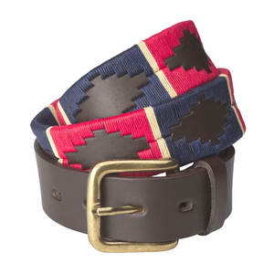 เข็มขัดขี่ม้าหนังแท้แบบคลาสสิกสำหรับผู้ชาย ปักลายดาว  รับผลิตตามสั่ง/OEM/ODM - Product Image 3