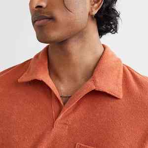 Polo de sublimación de poliéster para hombre, control de humedad, secado rápido, tela transpirable, directo de fábrica, producción personalizada oem odm - Product Image 4