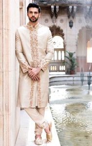 BEAUTIFUL EMBROIDERY on GROOM SHERWANI,KURTA & <b>PANT</b> & MATCHING SHOE WITH EMBELLISHED CRYSTAL GLASS BEADS,DABKA ,RESHAM WORK@2024 - Product Image 2