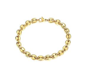 Pulsera de cadena de latón personalizada a la moda, pulsera de mujer de tamaño ajustable, cadena de artesanía personalizada, la venta más vendida - Product Image 1