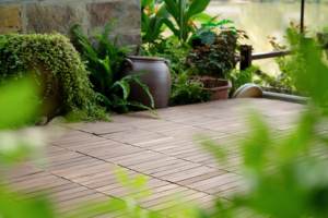 Baldosas para Terraza, Suelo para Exteriores, Baldosas de Madera de Acacia Impermeables, Diseño Minimalista, Origen Vietnam, Uso en Todo Tipo de Clima para Balcón - Product Image 3