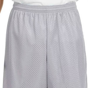 Vente en gros de shorts de basket-ball classiques vintage avec logo personnalisé pour hommes en maille de polyester, shorts de sport unis d'été 100% en polyester - Product Image 5