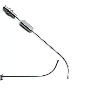 Nouvelle canule d'aspiration dentaire manuelle en acier inoxydable 4 mm 6 pouces Instrument chirurgical pour implants sinus - Product Image 2