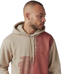 Logo personnalisé hommes Hip Hop Street Wear sweat-shirt mode 100% coton polaire surdimensionné poche cordon brodé hiver - Product Image 1