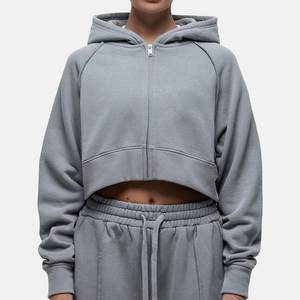 Nuevo Conjunto Deportivo Informal Gris con Logotipo Personalizado, Chándales para Mujer, Ropa Deportiva Transpirable de Estilo Urbano Vintage para Invierno - Product Image 2