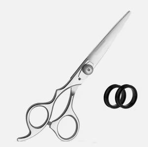 Ciseaux de coiffeur professionnels gauchers 6.5 pouces ciseaux de coupe de cheveux gauchers ciseaux de coiffeurs bord tranchant emballage personnalisé - Product Image 2