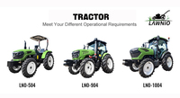 LAWNIO Schnelle Lieferung Traktor-Frontlader Hocheffizienter Transporttraktor für Landwirtschaftslogistik und Ladearbeiten