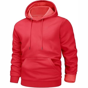 เสื้อฮู้ดสีแดงสดพรีเมียมสำหรับผู้หญิง – เสื้อสเวตเชิ้ตมีฮู้ดผ้าฟลีซเนื้อนุ่มพร้อมกระเป๋าจิงโจ้ - Product Image 6