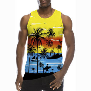 Débardeur Sublimation manches style hommes, léger, dernier design, respirant et confortable, débardeur Sublimation de haute qualité - Product Image 1