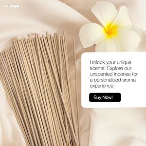 Bâtons d'encens en bambou faits à la main, écologiques et à combustion longue durée - Parfums pour lampe à encens : Ambre Rose (Gulab), Jasmin (Mogra/Chameli), Nag - Product Image 1