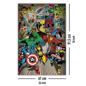 Póster de los Héroes de Marvel, Material de Papel Resistente - Product Image 4