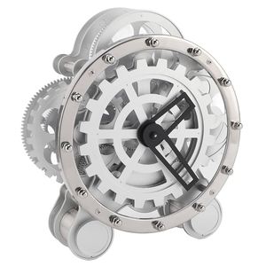 Gương đánh bóng đồng hồ bằng thép không gỉ với vòm trên và chân đế - Product Image 3