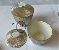 Vente chaude Table Top Bol De Service Décoratif Boîte De Rangement De Fruits Secs pour La Maison Iftaar Hôtel Eid Hajj pour Le Ramadan