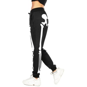 Pantalons de jogging personnalisés avec impression en relief squelette 2025 pour femmes, vente en gros, pantalons de jogging à cordon pour femmes, pantalons de survêtement décontractés et tendance - Product Image 3