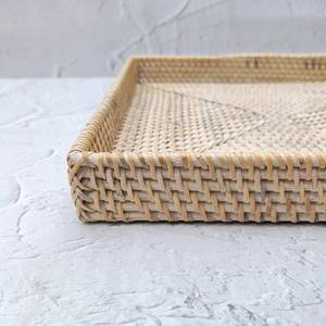 Bandeja Redonda de Lujo con Diseño de Conchas Marinas de Ratán, Regalo de Navidad, Vajilla Artesanal para una Decoración Elegante de Estilo Costero - Product Image 3