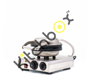 Kitchbox Mini beignet commercial industriel avec revêtement antiadhésif en acier inoxydable et mode économie d'énergie - Product Image 5