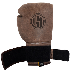Guantes de boxeo de cuero genuino con accesorios de soporte de muñeca de gancho y bucle Firme y seguro para entrenamiento al aire libre - Product Image 2
