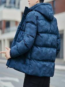 Fabricant pakistanais fournisseur nouveau design blouson d'aviateur d'hiver imperméable personnalisé de couleur unie vierge simple pour hommes - Product Image 4