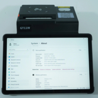 Terminal de point de vente (TPV) de bureau haute performance 11 pouces sous Windows 11 avec NFC, double écran et imprimante 58/80 mm