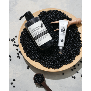[Phòng thí nghiệm đậu nành] Hữu Cơ thuần chay Đậu Đen chăm sóc da đầu Bộ dầu gội 500ml + mật ong đậu đen ống cho da đầu cân bằng làm mịn bóng - Product Image 2