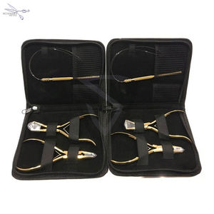 Juego de Alicates de Acero Inoxidable de Primera Calidad para Extensiones de Cabello, Tijeras para Remover, Agujas de Crochet para Extraer, Color Plateado - Product Image 6