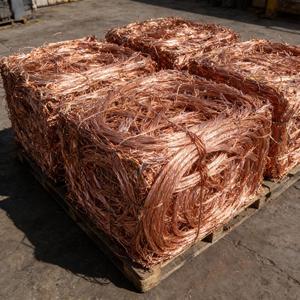 Chatarra de Cable de Cobre Desnudo Brillante 99.9% Limpio, Cables de Cobre Sin Aislamiento Listos para Exportación en Pacas o Suministro a Granel - Product Image 2