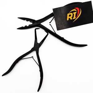 คีมเปิดผมทำจากสเตนเลสสีดำด้านเป็นมิตรต่อสิ่งแวดล้อมอุปกรณ์สำหรับต่อผม2รู - Product Image 6