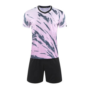 High Quality Customized Color Soccer Uniform 100% Polyester Made Team Wear Soccer Uniform For Sale - Product Image 1