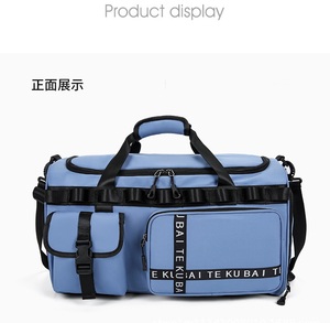 600 Denier poliéster Faixa Duffel Bag com gancho removível e <span class=keywords><strong>Loop</strong></span> Divisores - Product Image 4