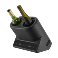 Refroidisseur à vin thermoélectrique à 2 bouteilles fonctionnant indépendamment