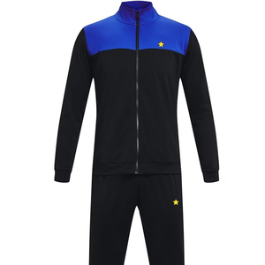 Venta caliente hecho chándal personalizado calidad superior en blanco logotipo personalizado transpirable Slim Fit atractivo chándal de hombre liso - Product Image 1