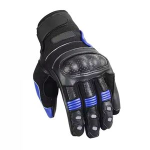 Gants en cuir de motards de rue haut de gamme résistants à l'abrasion gants de moto en cuir de vachette véritable - Product Image 4