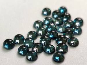 Topaze Bleue Naturelle de Londres Ronde 4mm Cabochon-Lâche Topaze Bleue de Londres Ronde - Product Image 6