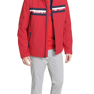 Chaqueta de senderismo resistente al agua de buena calidad para hombres-cortavientos Softshell con forro polar pesado con logotipo personalizado - Product Image 2