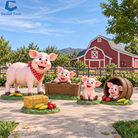 Model Hewan Animatronik Sapi Kustom untuk Taman Tulip, Taman Bunga, dan Proyek Pariwisata