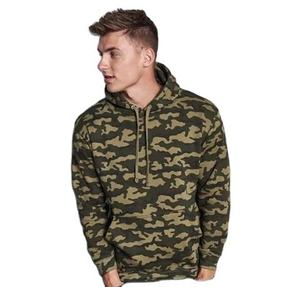 Sweat à capuche camouflage personnalisé en éponge française 100% coton respirant solide motif Vintage porter grandes poches avant brodé automne - Product Image 6