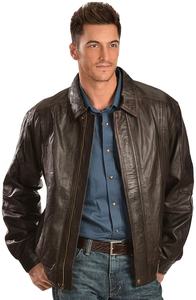 Offre Spéciale Vestes pour femmes en cuir véritable Slim-fit 100% veste en cuir pur poches zippées veste en cuir - Product Image 4