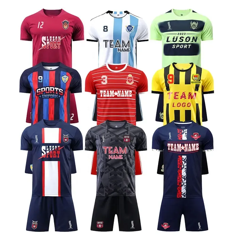 LUSON Francia ClubTeam CF Home Away camiseta Slim Fit fútbol Jersey hombres Club Jersey París Jersey