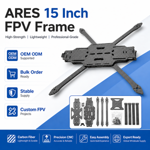 ARES 15 Inch Carbon Fiber FPV <b>Drone</b> Frame Kit for Long Range <b>Quadcopter</b> DIY Build - Product Image 6