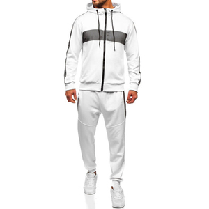 Survêtement sport personnalisé OEM pour hommes et femmes, ensembles en molleton de haute qualité, hiver, logo personnalisé, transfert thermique, grande taille, uni - Product Image 2